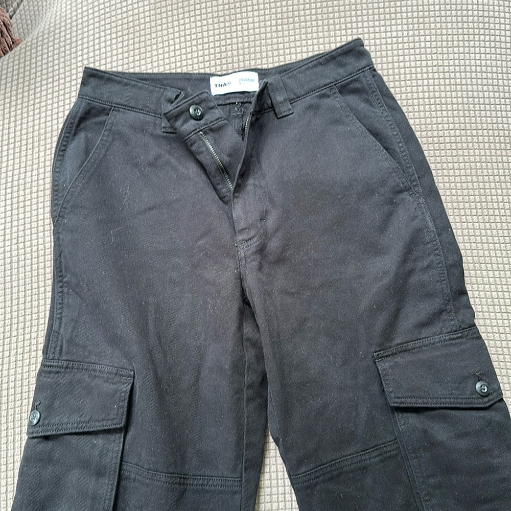 Black cargo pants. Never worn